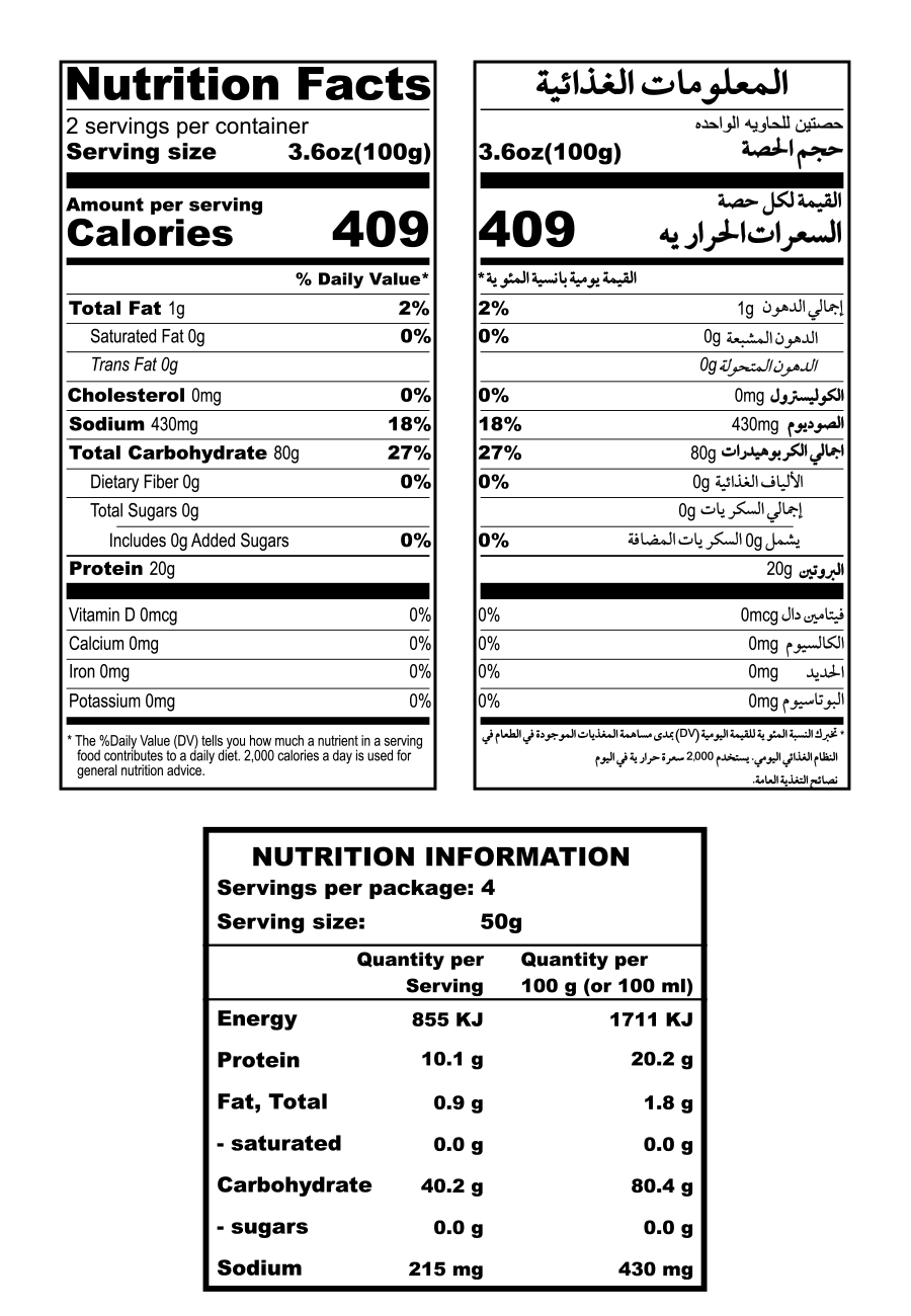 Colored Crinckle Chipster Nutrition-Facts